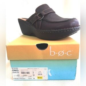 b.o.c Dark Brown Clogs